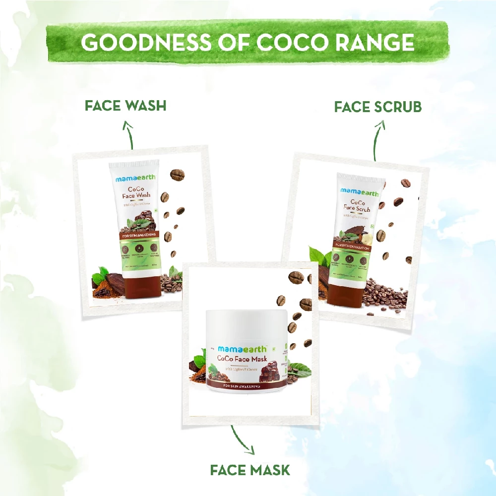 CoCo Face Scrub with Coffee and Cocoa for Rich Exfoliation, 100g-6.webp